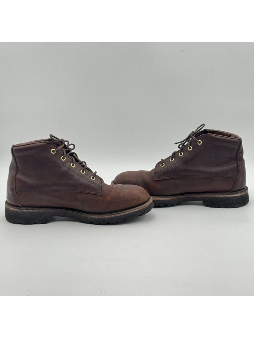 Vintage Filson Brown Leather Boots Mens 10 EE Field Chukka Smooth Toe Gumlite - Picture 3 of 12